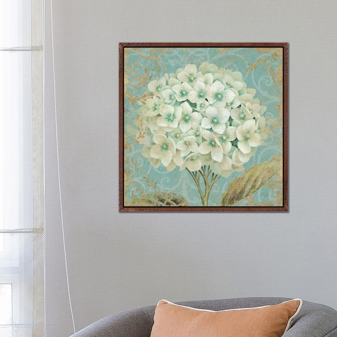 Leinwandbild Hydrangea Square II von Wild Apple Portfolio