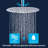 Shower System Shower Faucet Combo Set Wall Mounted With 10" Rainfall Shower Head And Handheld Shower Faucet, Chrome Finish Shower Faucet Rough-In-124869524