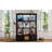3-Shelf Metal Bookcase With Drawers, Open Bookcase, Vintage Industrial Style Bookcase With LED-917192246