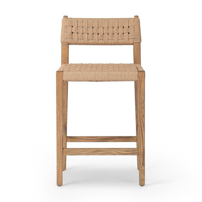 Hamlin Bar Stool with Solid Wood Frame