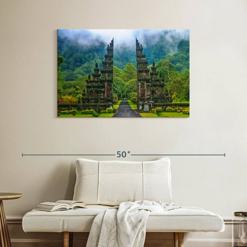 Adella Balinese Candi Bentar, 26" H x 39" W