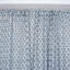  Hand Block Printed Curtain in Coloured Linen with Artisan Floral Design - Genda pushp-157385829