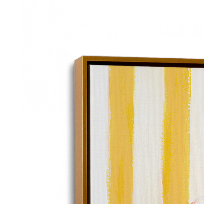«Pink Drink Energy», ensemble de 2 impressions, 30 po x 20 po, Toile avec cadre, Or poli