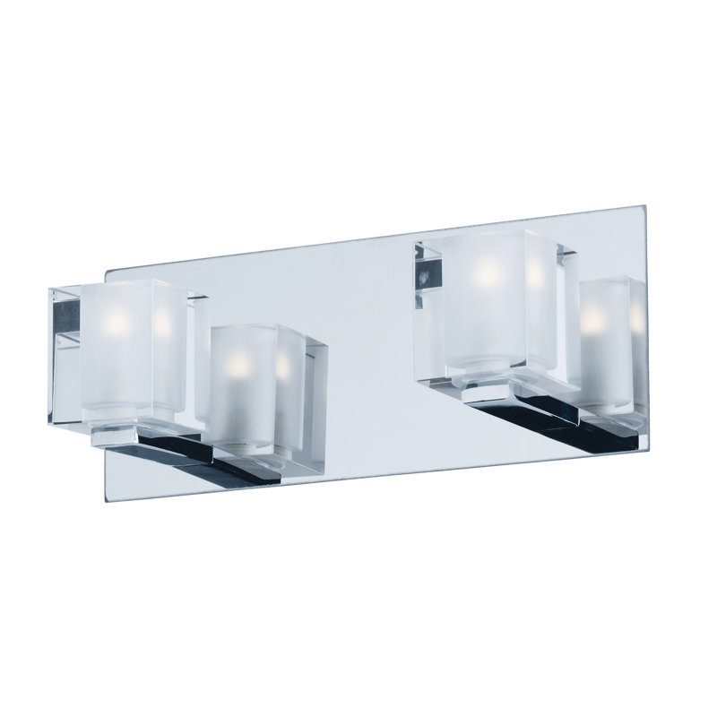 Barre d’éclairage de salle de bain 2 lumières Algedi