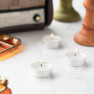 3 Hour Unscented Tealight Candles