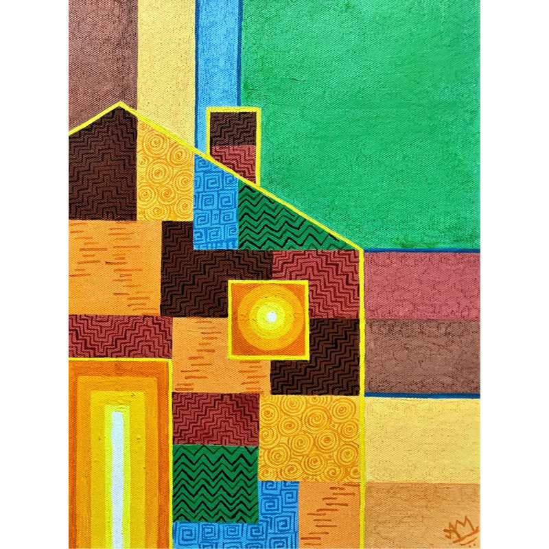 Abstraction Of Hope | Mixed Media On Canvas | Arpa Mukhopadhyay