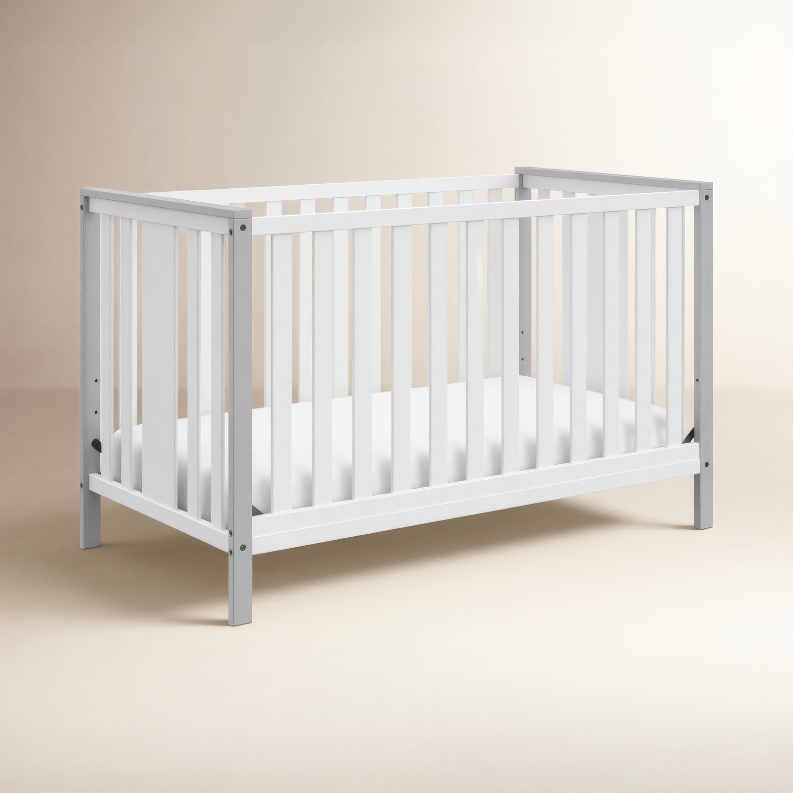 Modern 5-in-1 Convertible Crib, Pebble Gray