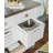 Fisnike 30" Stainless Steel Top 2-Drawer Kitchen Cart With Storage Bins-1187087072