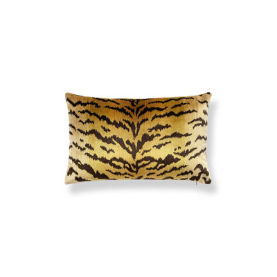 Wild Glamour Silk Pillow Cover & Insert