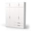 Nuzzi 8 Door Manufactured Wood Wardrobe-2091847266