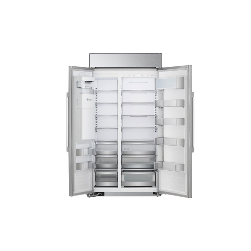 42" Width Counter Depth Side by Side 25.6 cu. ft. Smart Refrigerator