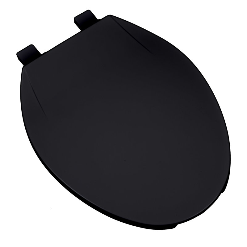 Elongated Toilet Seat and Lid, Black