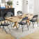 Marky Vinyl Padded Stackable Folding Chair Set for Office, Conference Room