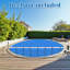 Winado 8 Mil 12 Ft. Housse solaire bleue ronde pour piscine-127331874
