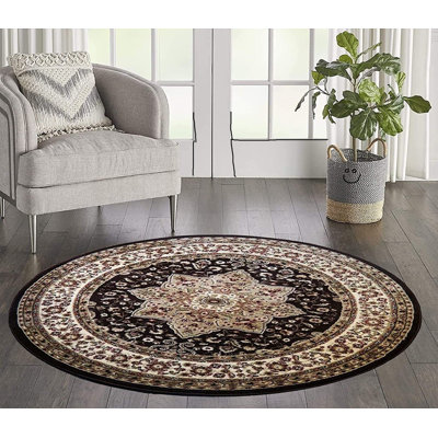 Round Steveson 120cm X 120cm Area Rug