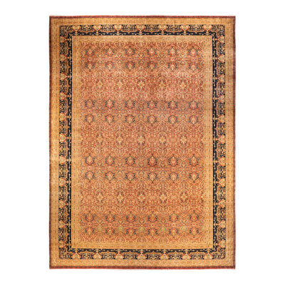 Hayner One-of-a-Kind 12' 3" X 17' 1" 2000s Wool Area Rug in Orange