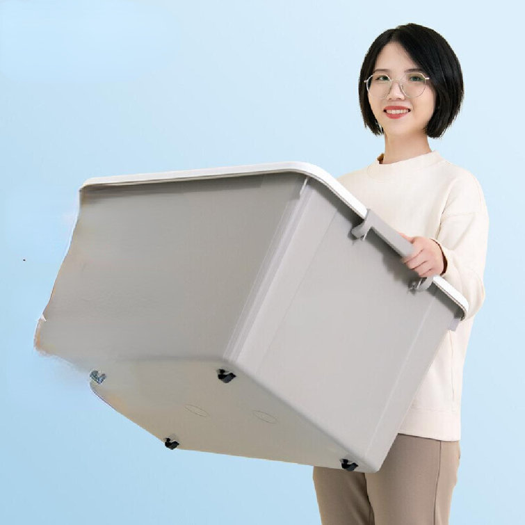 Environmental Protection Thickened Compression Plastic Storage Box Moving  Box Clothing Sorting Box Toy Storage Box