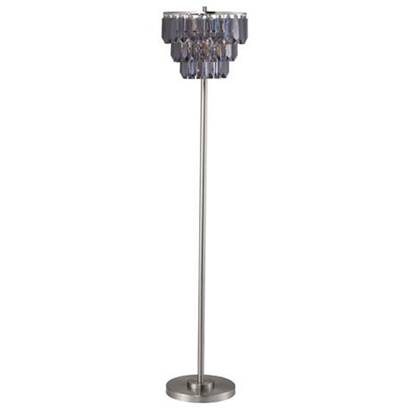 60.5'' Chrome Traditional Floor Lamp