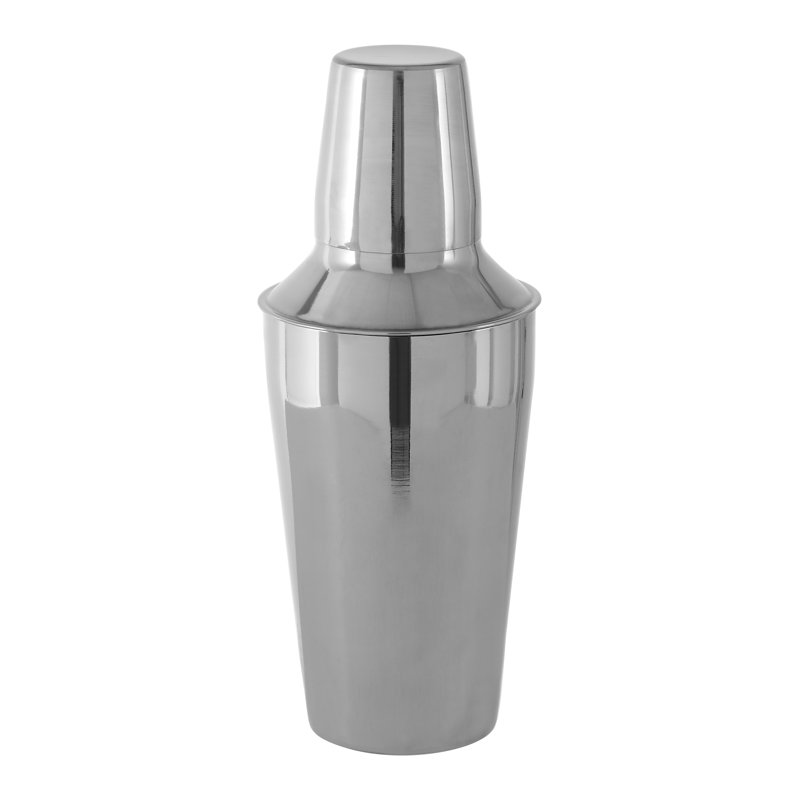Bouchard Stainless Steel Ashtray, 22cm H x 9cm W x 9cm D