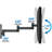 Dual Articulating Arm/Tilt Wall Mount for 13" - 30" LCD