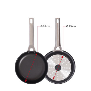 Aluminum Non-Stick Frying Pan Set (Set of 2)