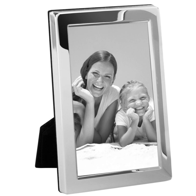 Silver Silver Plated Picture Frame, 18cm H x 12cm W