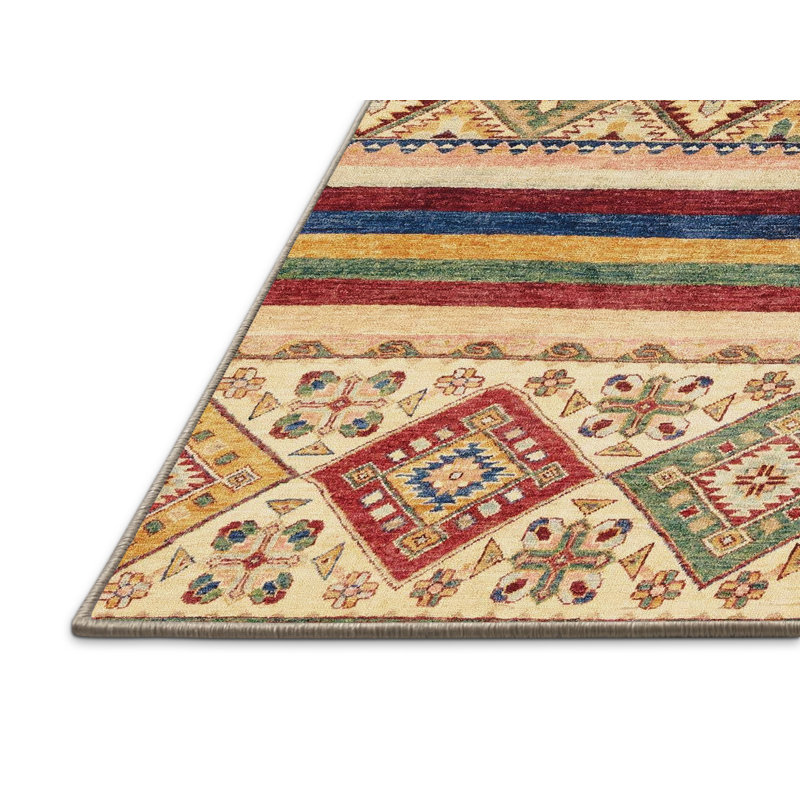 Abstract Indoor Rug, Rectangle 4' x 6'