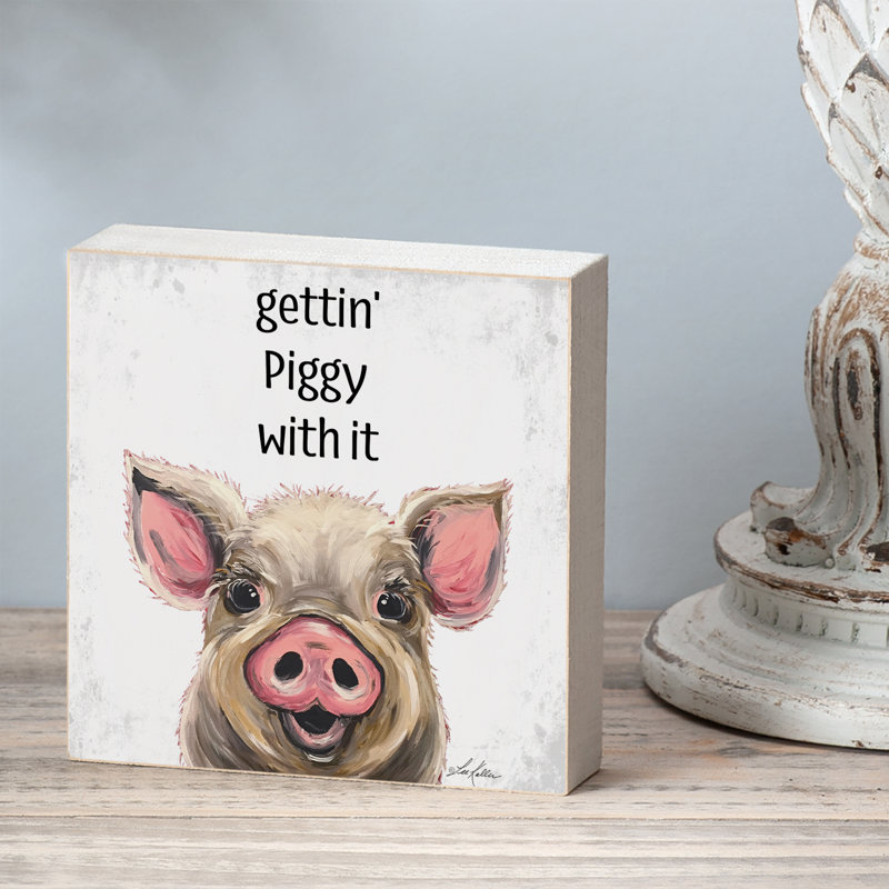 Plaque Jenisha Piggy