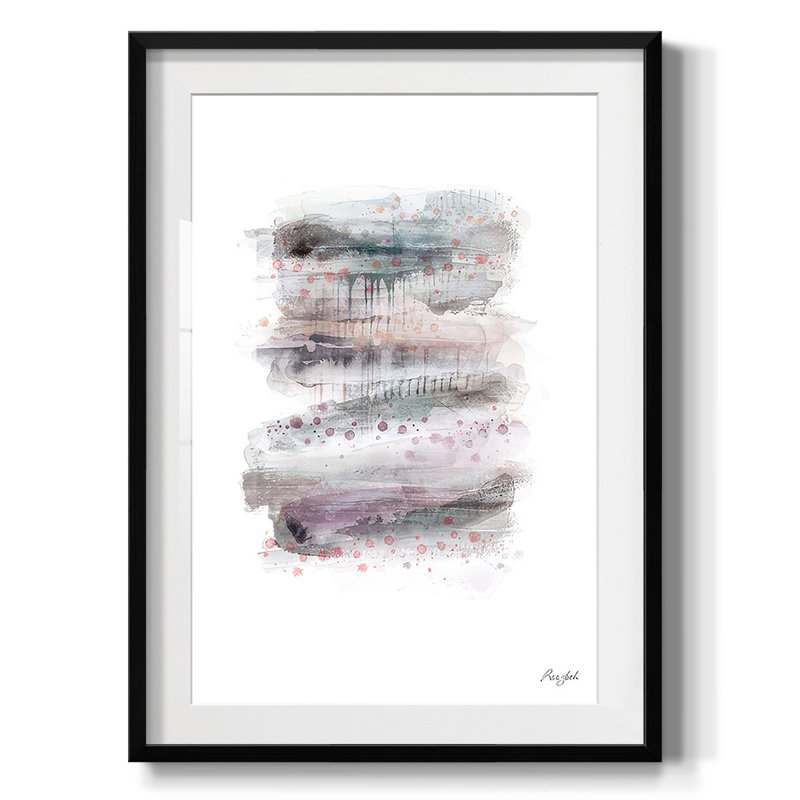 Layers superposés III - impression encadrée, H 28,5 po x l 20,5 po, Noir