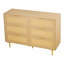 Commode 6 tiroirs en rotin