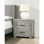 Table de chevet rustique 2 tiroirs