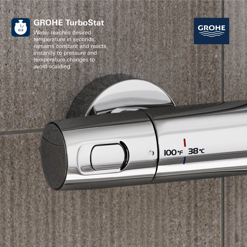 Euphoria Complete Shower System, Starlight Chrome