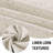 Linen Look 100% Blackout Curtains for Bedroom Full Light Blocking Rod Pocket 42 Inches Wide Linen Textured Thick Window Curtain Drapes with Backing-1600622889-1600622895