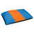 Bleu / rouge-orange / bleu