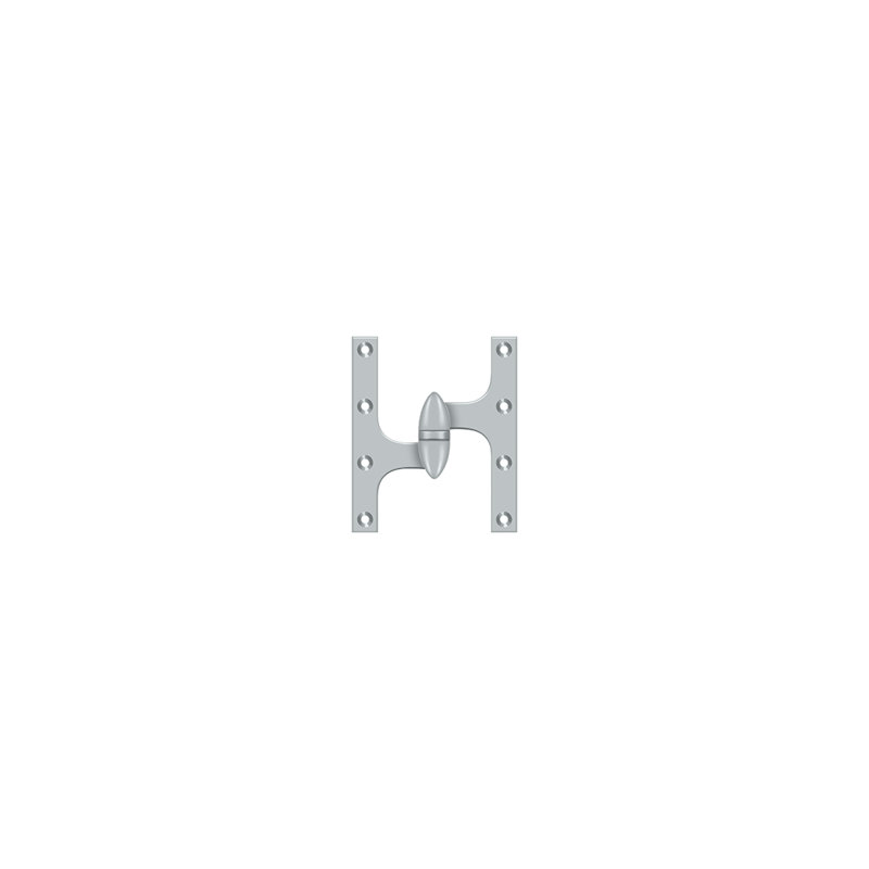 Hinge, Brushed Chrome, Left Hand