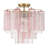 Wesham 4 Light Aged Brass Semi Flush Mount-551602024-551602026