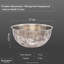 Buckingham Salad Mixing Bowl Stainless Steel with Hammered Effect -1449013114