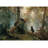 Morning in a Pine Forest (Bears Playing on a Fallen Tree) 100' L x 144" W Wall Mural-88769995