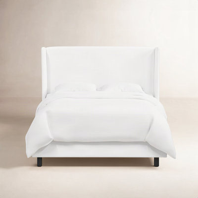 Tilly Upholstered Wingback Bed