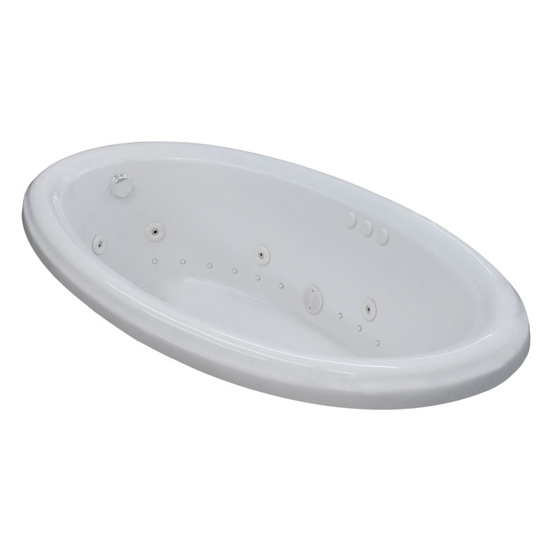 Martinique 70'' x 42'' Acrylic Bathtub, Left