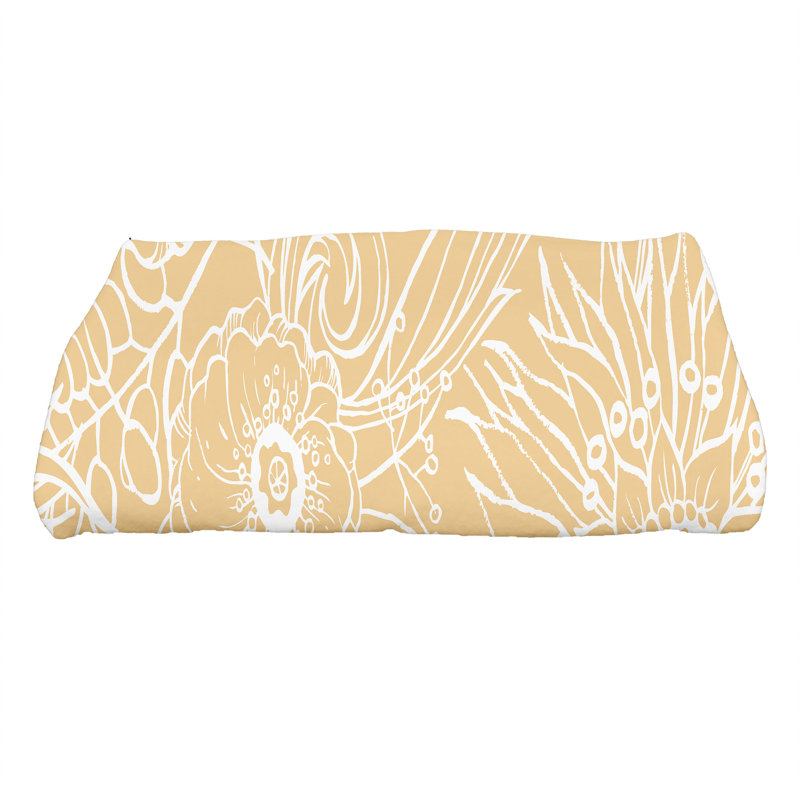 Serviette de bain Angeleena, Jaune