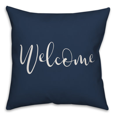  Welcome Square Pillow Cover & Insert