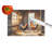 Chickens in the Coop Glass Cutting Board
