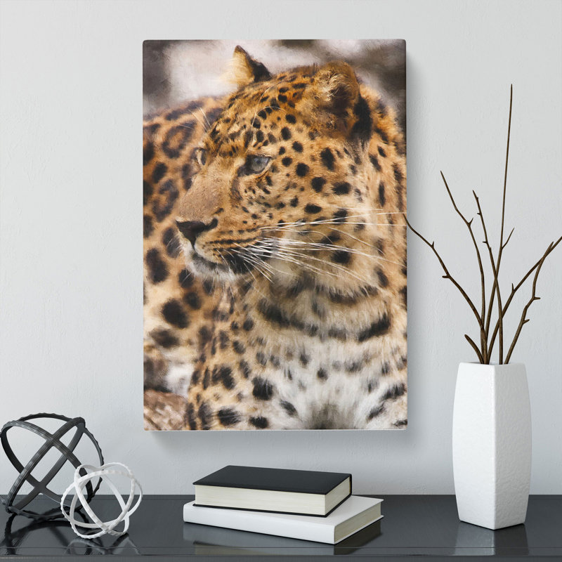 Leopard Vol.1 - Wrapped Canvas, 76cm H x 50cm W x 3cm D