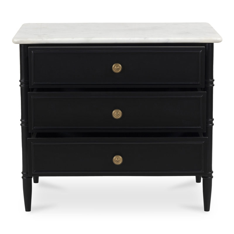 Berlin 3 Drawer Nightstand