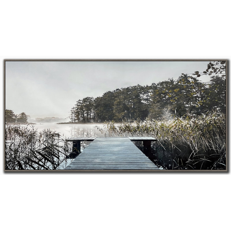 «Misty Morning», art mural sur toile