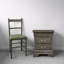 Table de chevet 2 tiroirs Temara Grey-1483977457