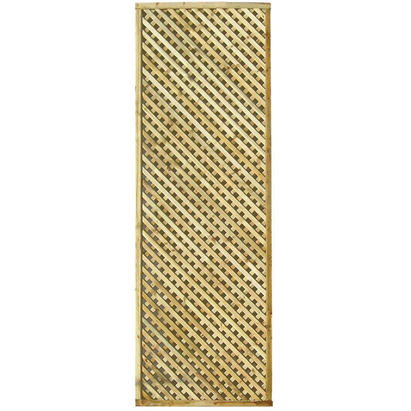 Brylynn 183cm W Wood Lattice Panel Trellis, 60cm H x 183cm W x 30cm D