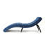Chaise longue avec tissu en velours-868575480