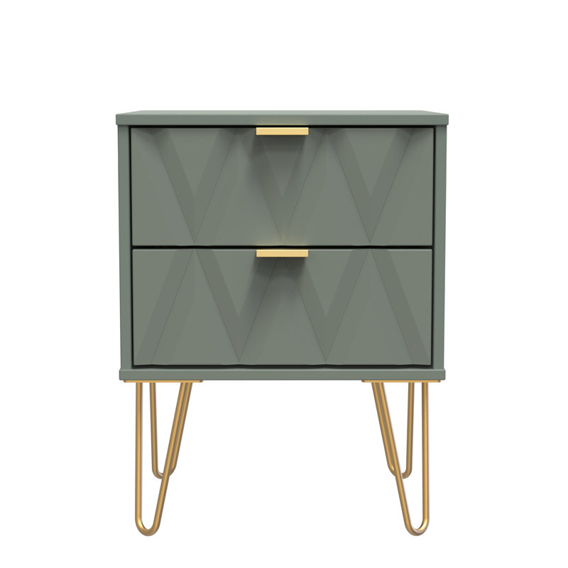 Benisch 45cm W Manufactured Wood Bedside Table